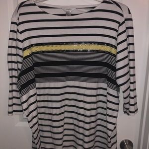 CJ Banks Tee Blouse